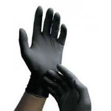 GUANTES LATEX NEGROS T-M CAJA 20 UNIDADES